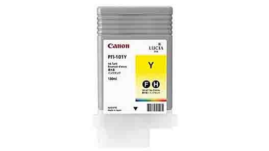 Canon PFI-101Y Yellow Pigment Ink Tank (0886B001)